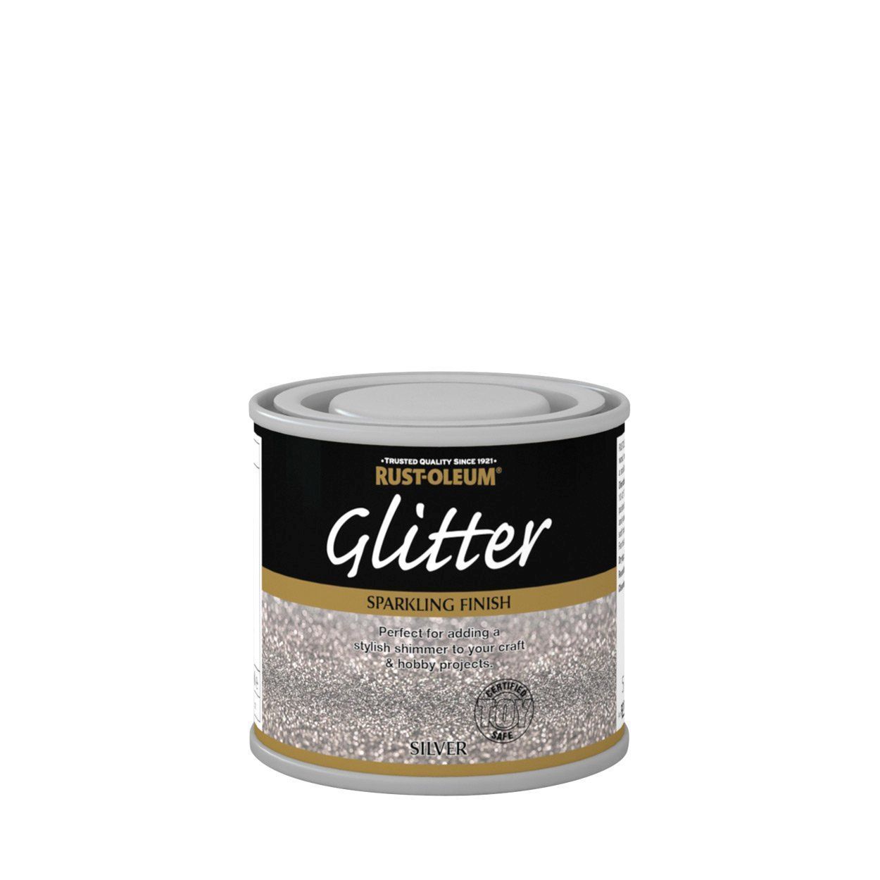 Rust-Oleum Glitter Paint Silver 125ml