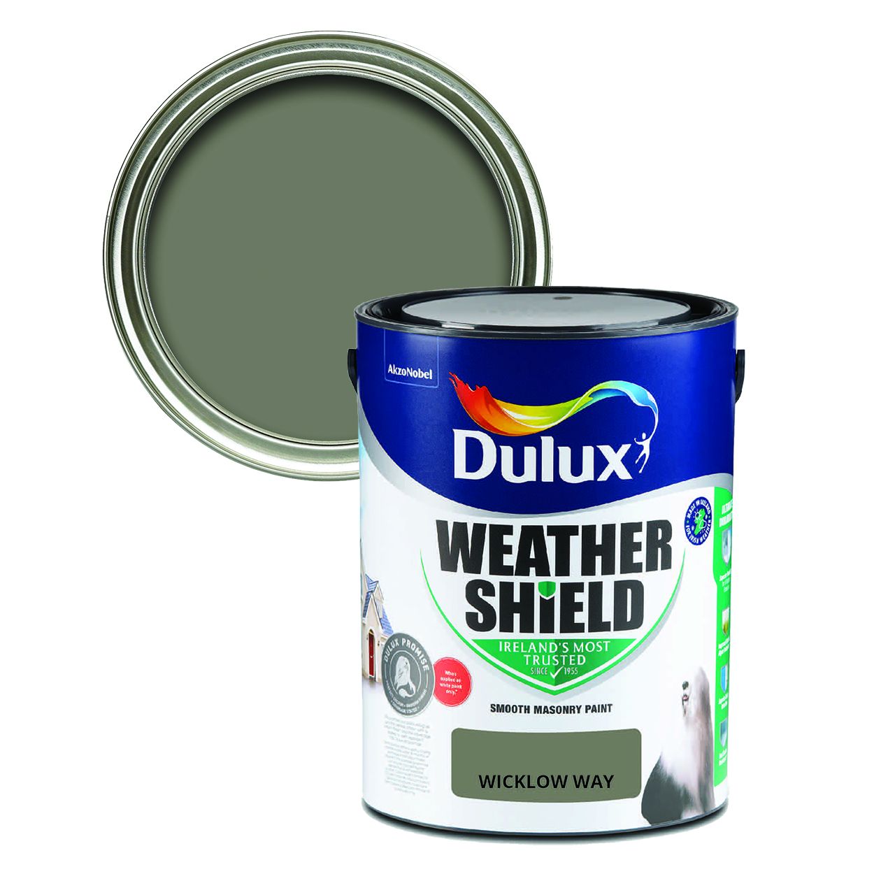 Dulux Weathershield Smooth Masonry Wicklow Way 5L