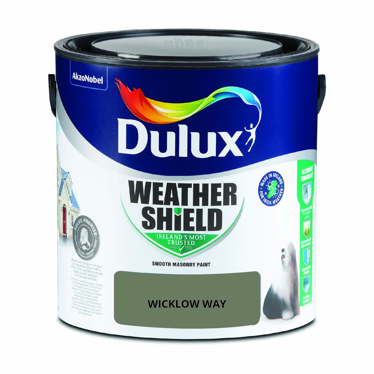 Dulux Weathershield Smooth Masonry Wicklow Way 2.5L
