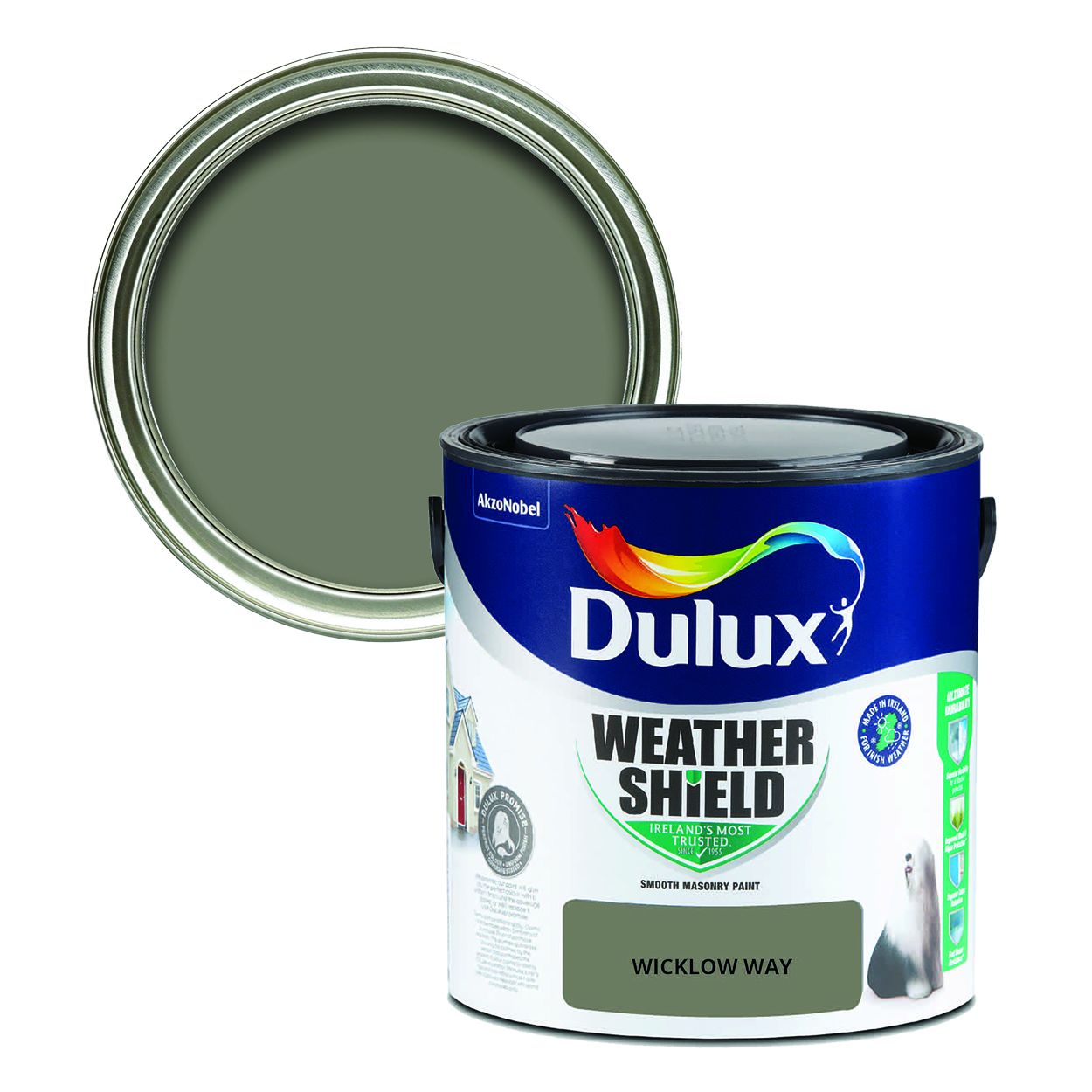Dulux Weathershield Smooth Masonry Wicklow Way 2.5L