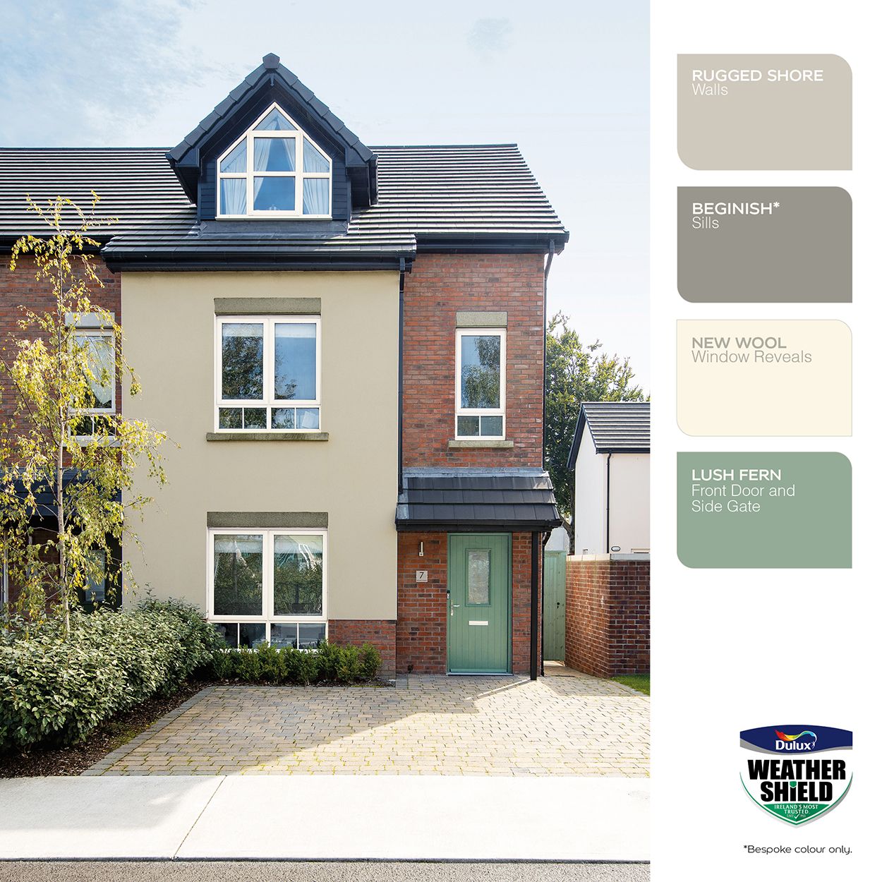 Dulux Weathershield Smooth Masonry New Wool 10L