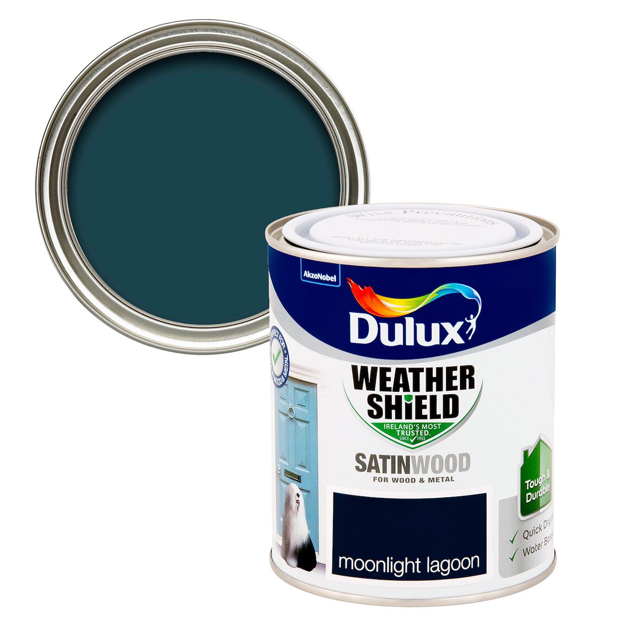 Weathershield Exterior Satinwood Moonlight Lagoon 750ml