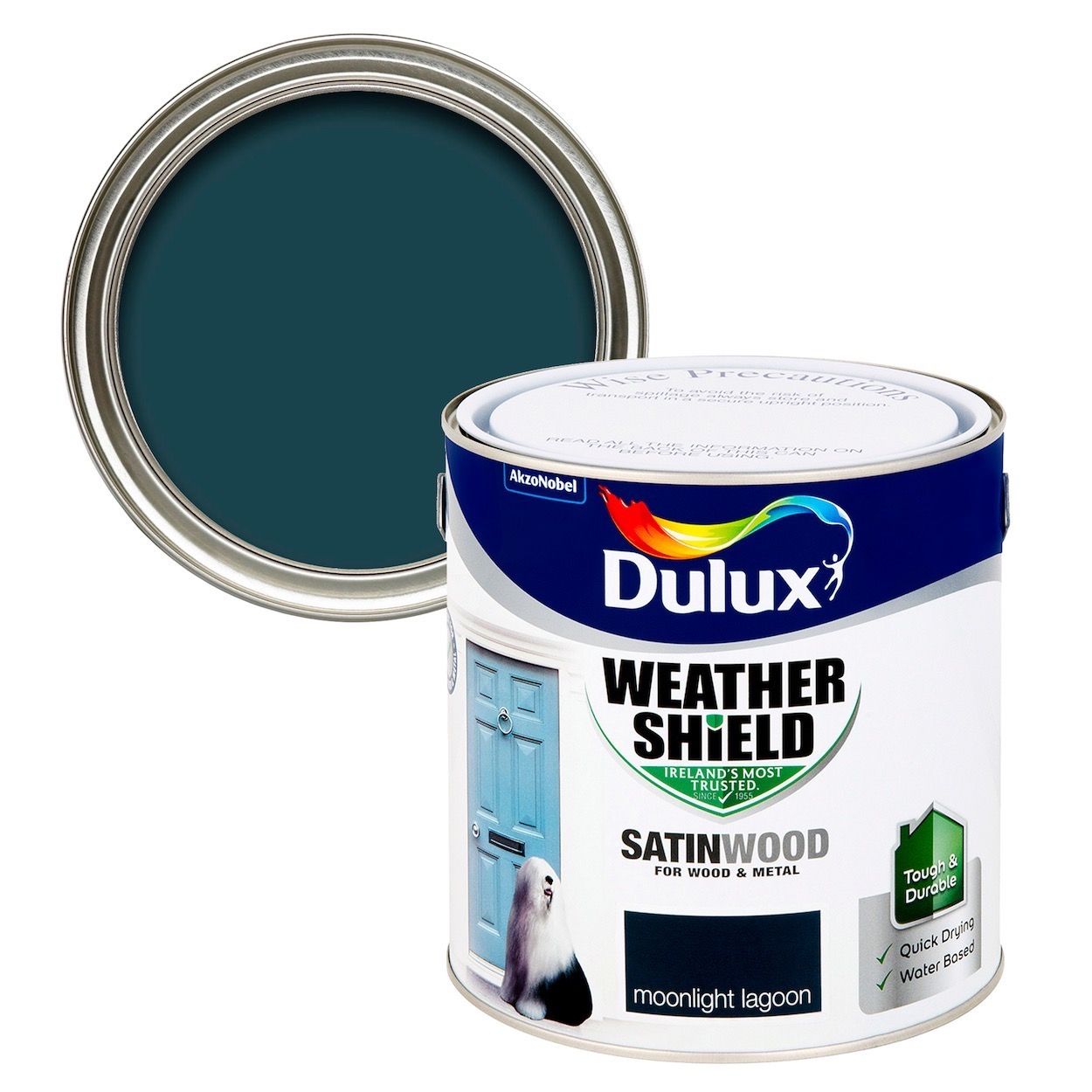 Weathershield Exterior Satinwood Moonlight Lagoon 2.5L