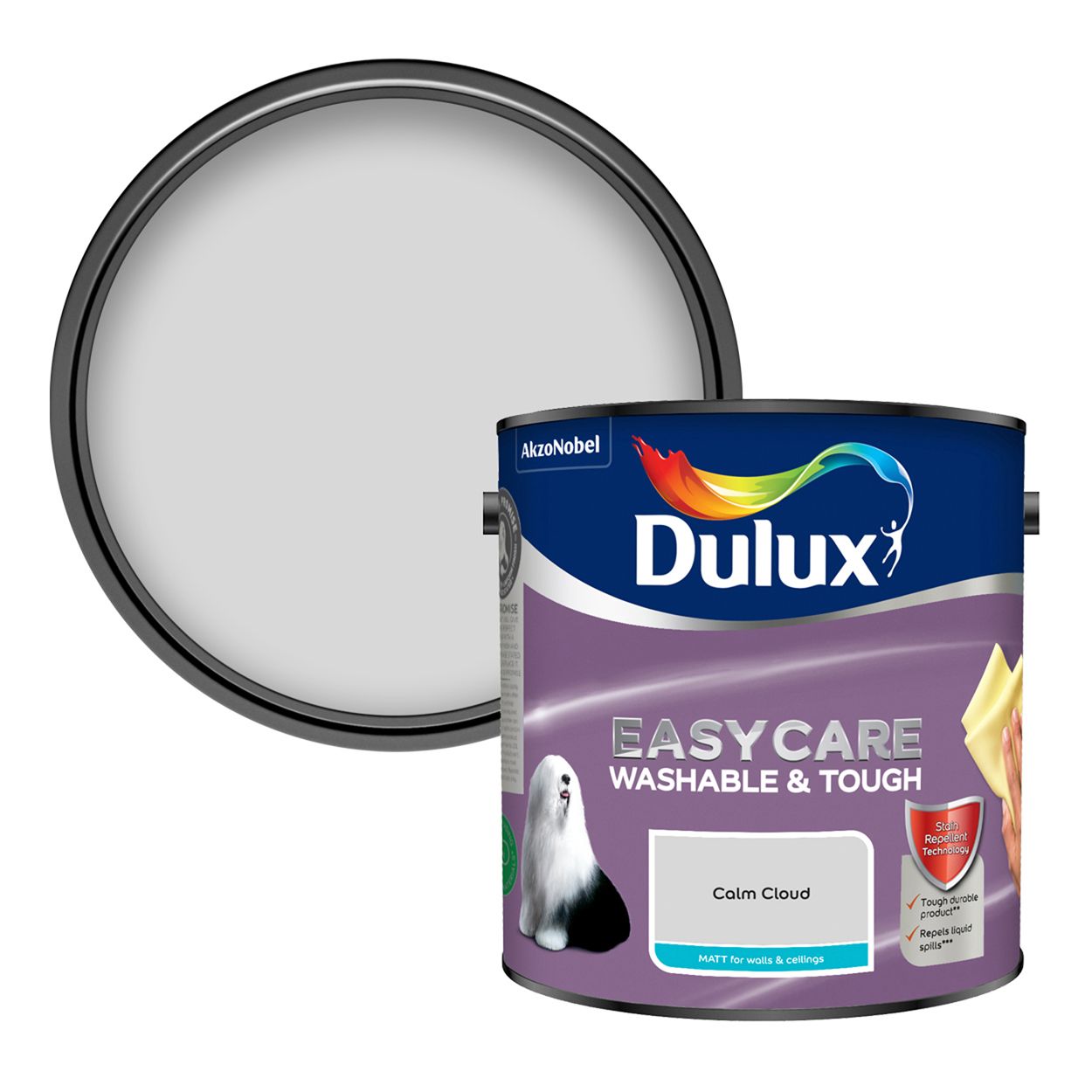 Dulux Easycare Washable & Tough Matt Calm Cloud 2.5L
