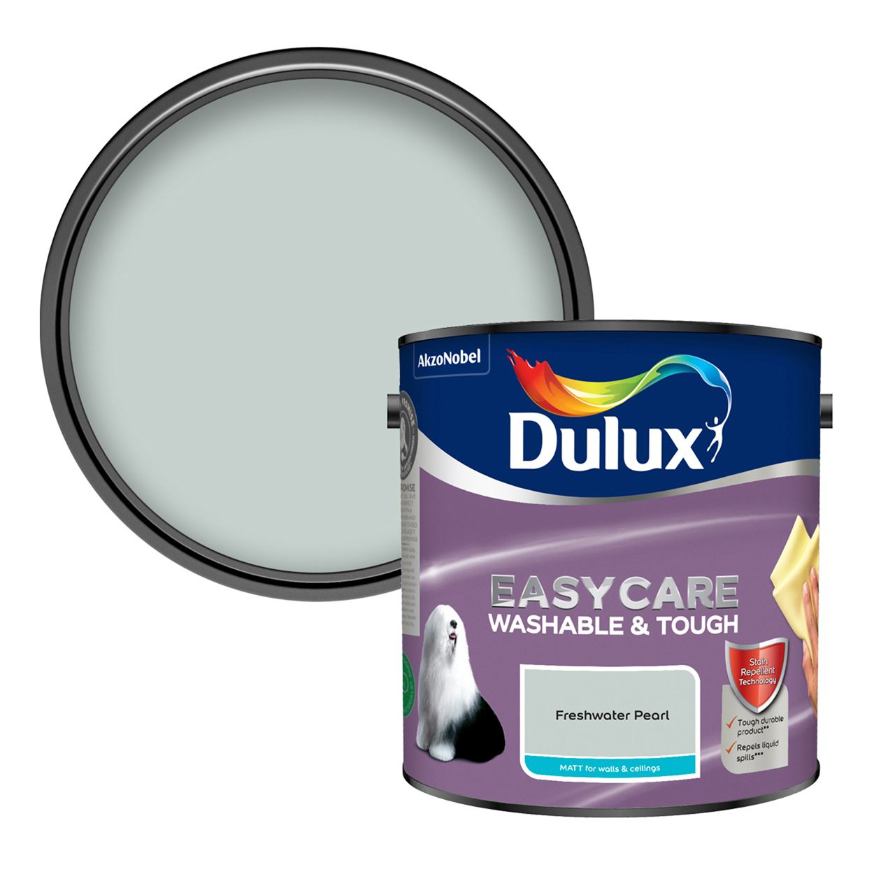Dulux Easycare Washable & Tough Matt Freshwater Pearl 2.5L