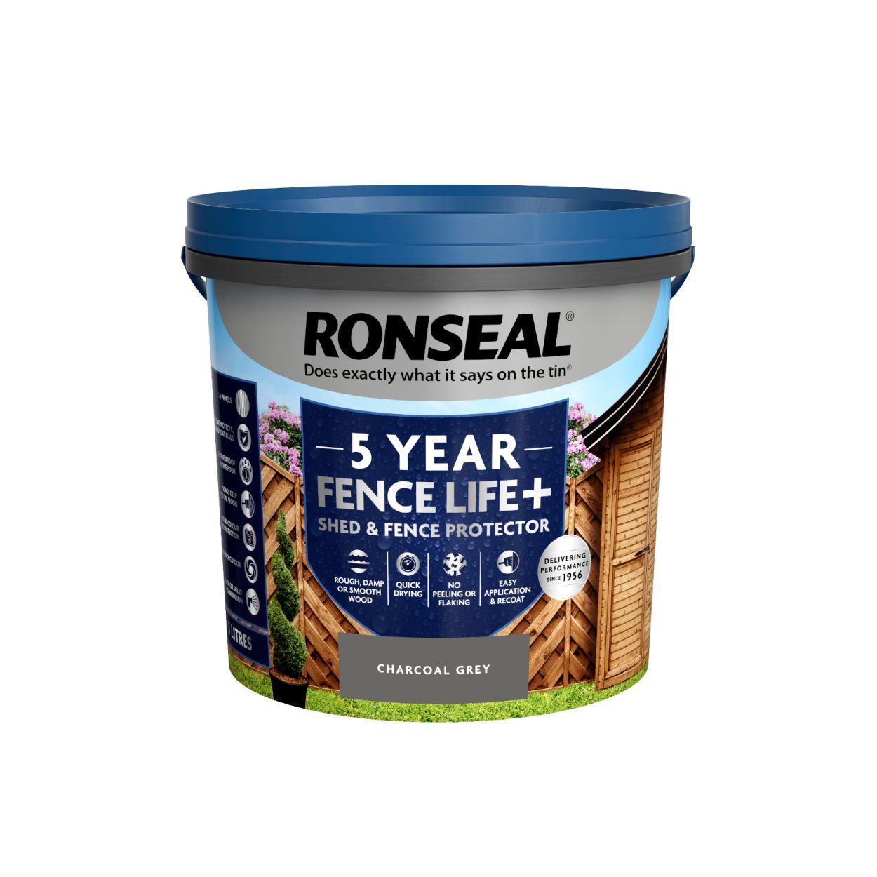 Ronseal Fence Life Plus Charcoal 5L