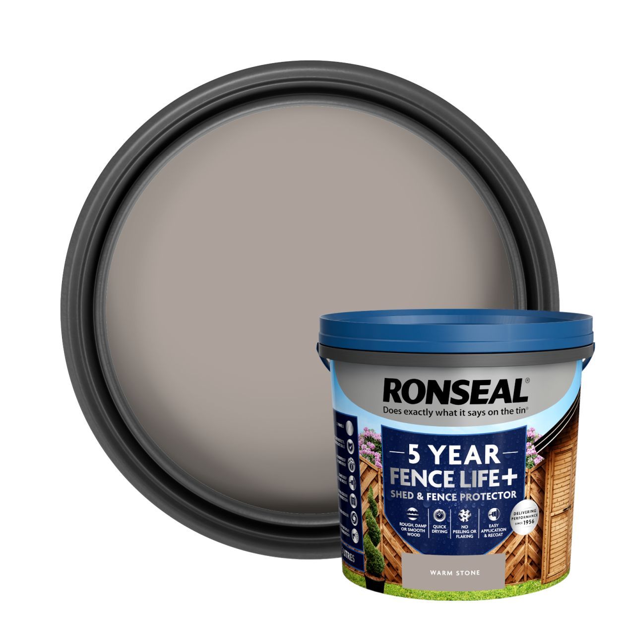 Ronseal Fence Life Plus Warm Stone 5L