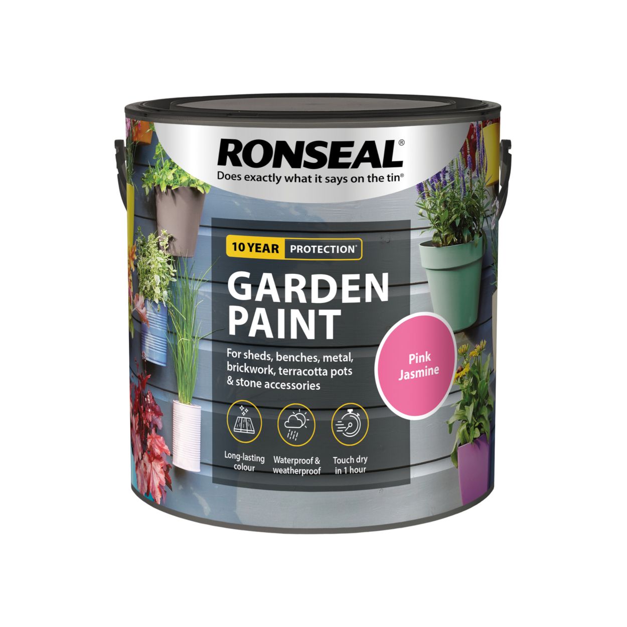 Ronseal Garden Pink Jasmine Paint 2.5L