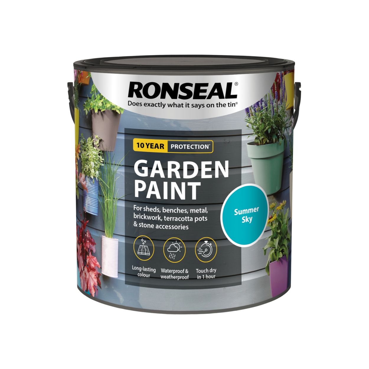 Ronseal Garden Paint Summer Sky 2.5L
