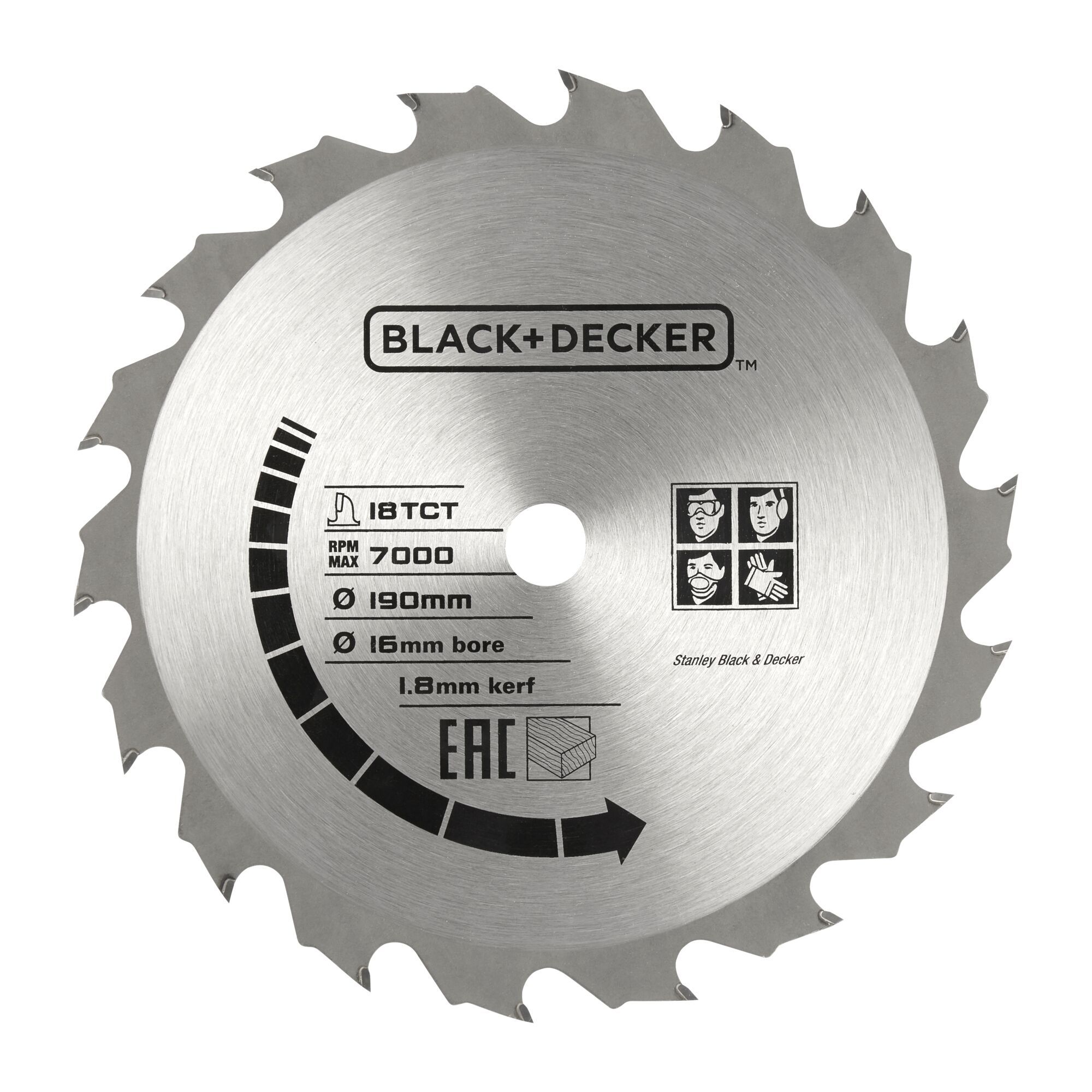 Black+Decker 1250W 190mm Circular Saw