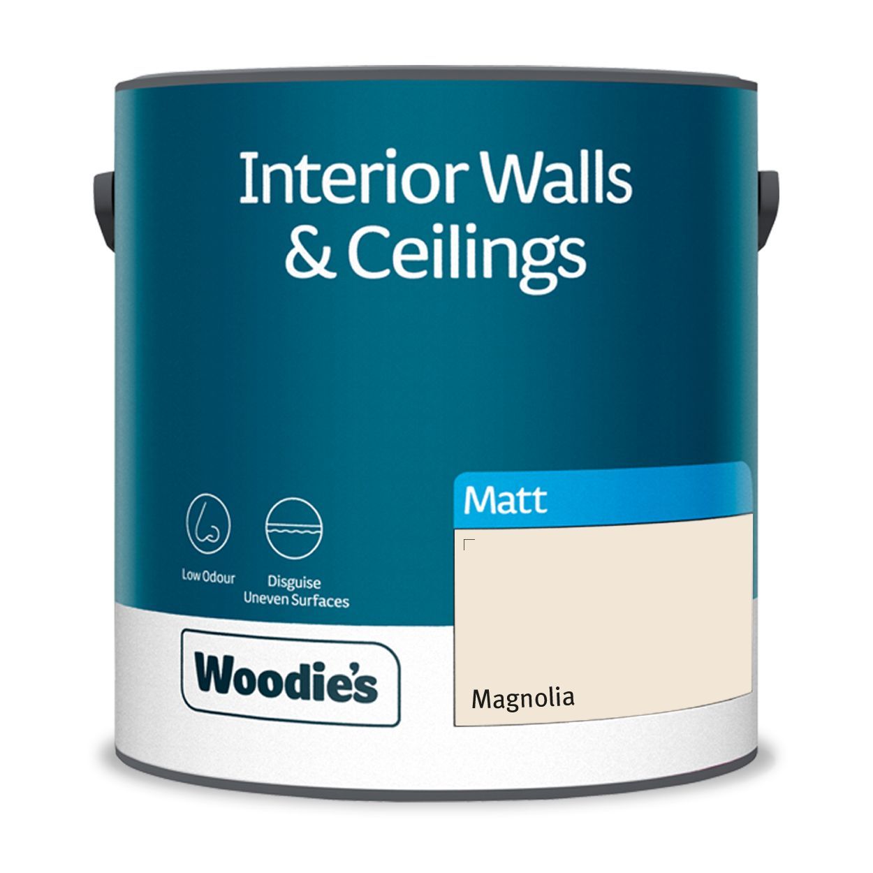 Woodie's Vinyl Matt Magnolia   2.5Ltr