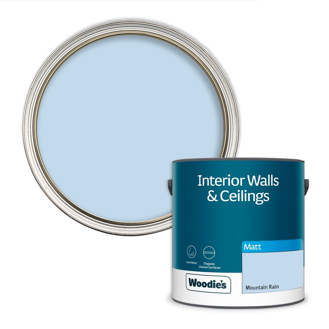 Woodie's Vinyl Matt Mountain Rain  2.5Ltr