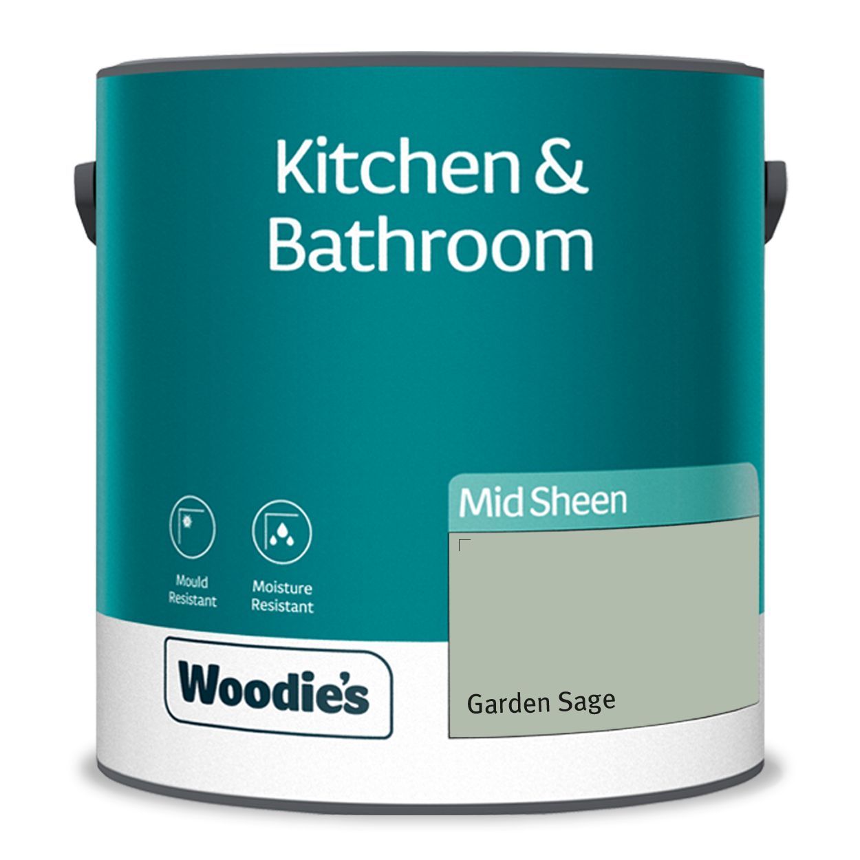Woodie's Kitchen & Bathroom Garden Sage 2.5Ltr