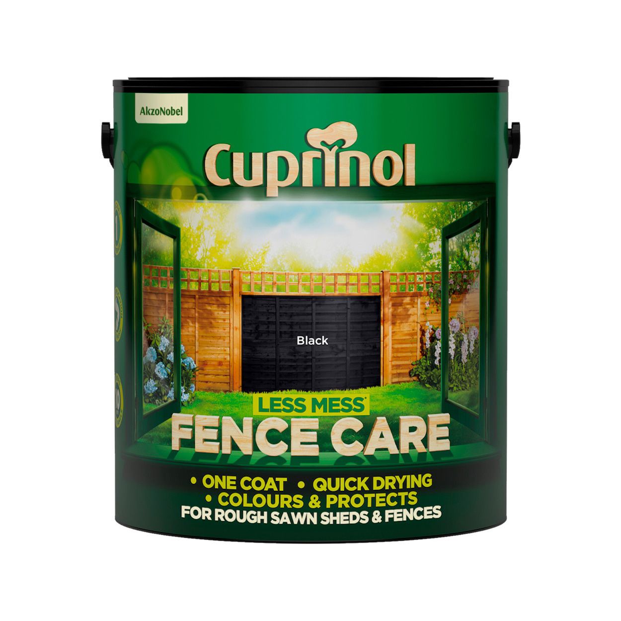 Cuprinol Less Mess Fence Care Black 6L