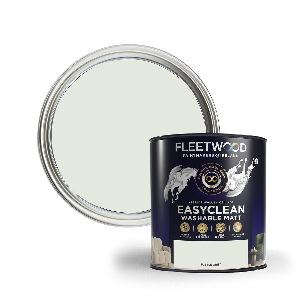 Fleetwood 5 Litre Easy Clean Subtle Grey