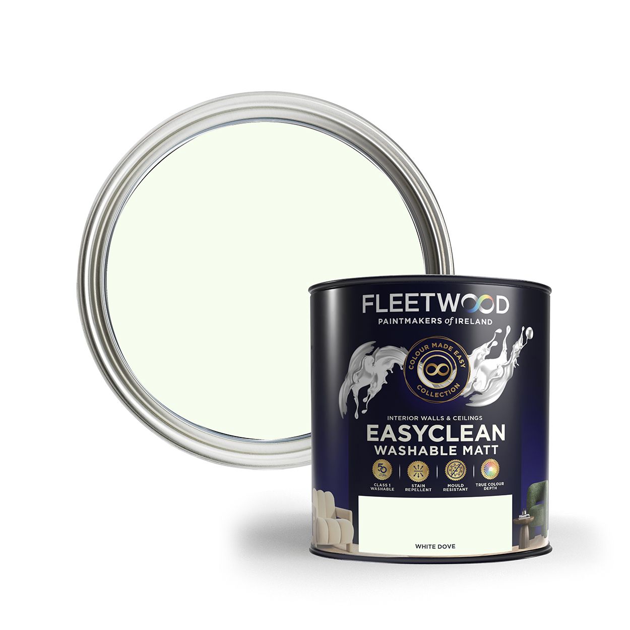 Fleetwood 5 Litre Easy Clean White Dove