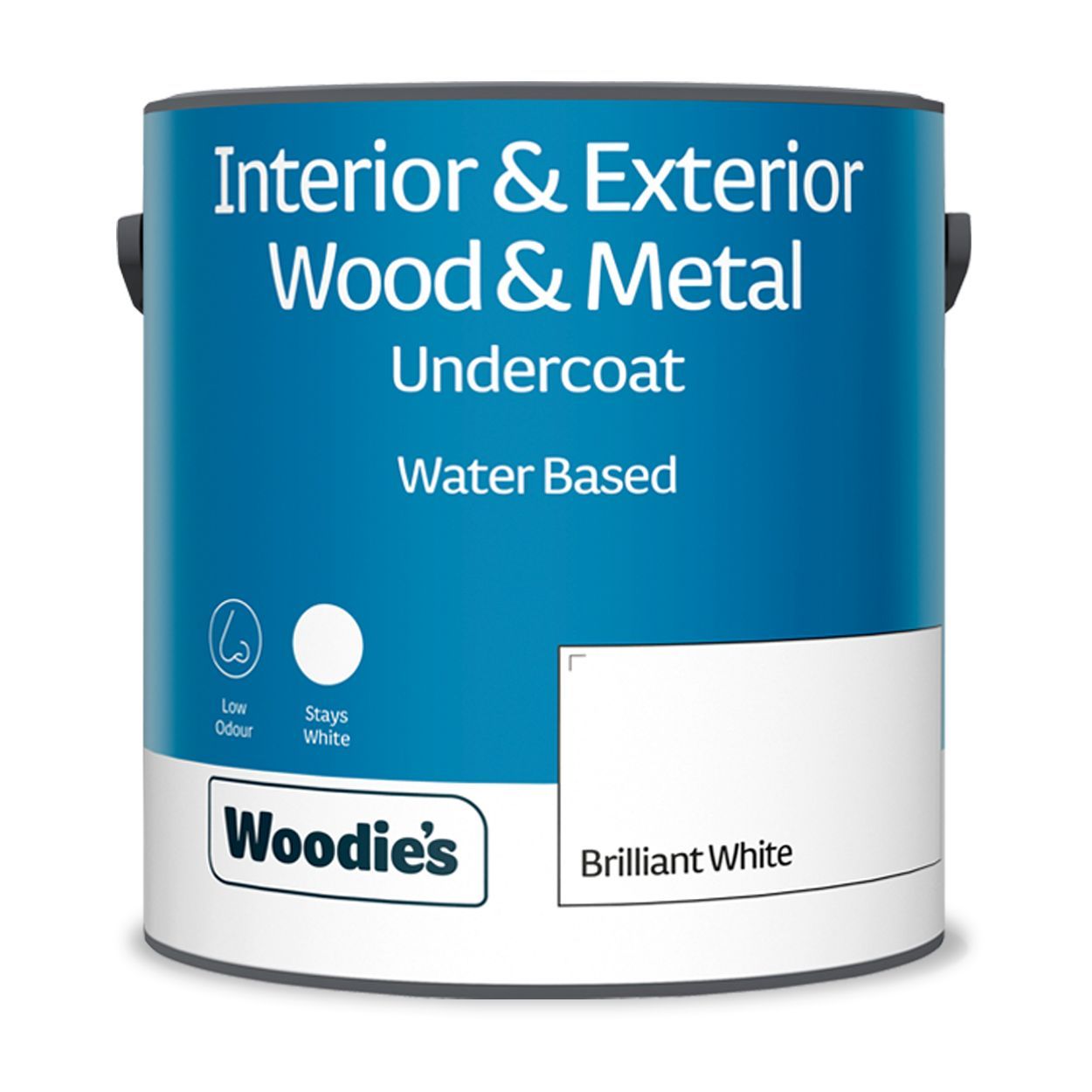 Woodie's Quick Dry Primer Undercoat Brilliant White2.5Ltr