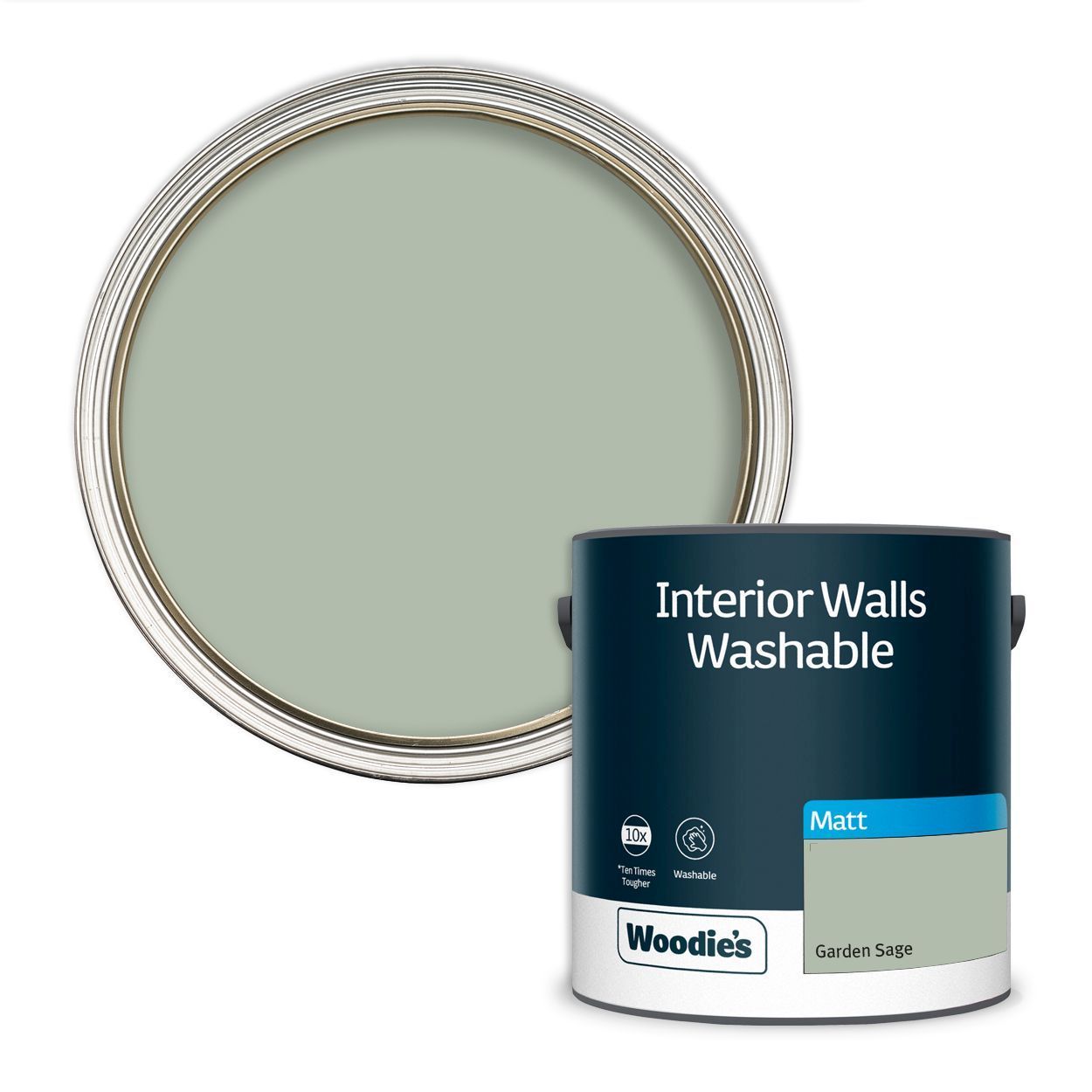 Woodie's Washable Matt Garden Sage  2.5Ltr
