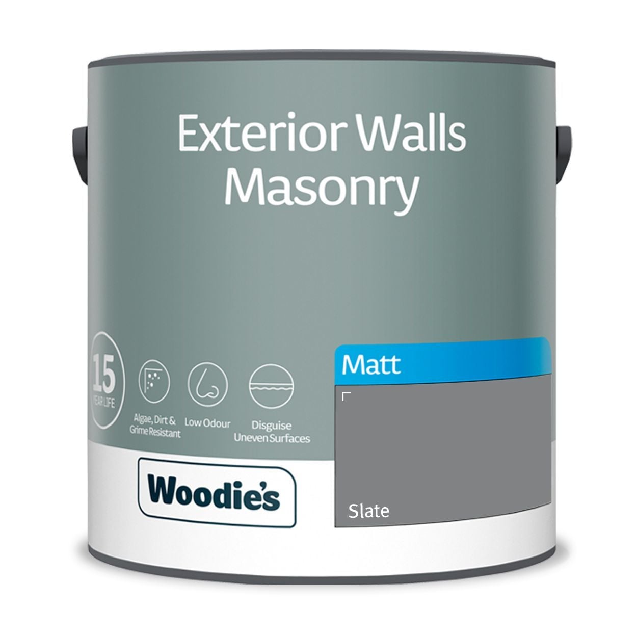 Woodie's Exterior Masonry Slate 2.5Ltr