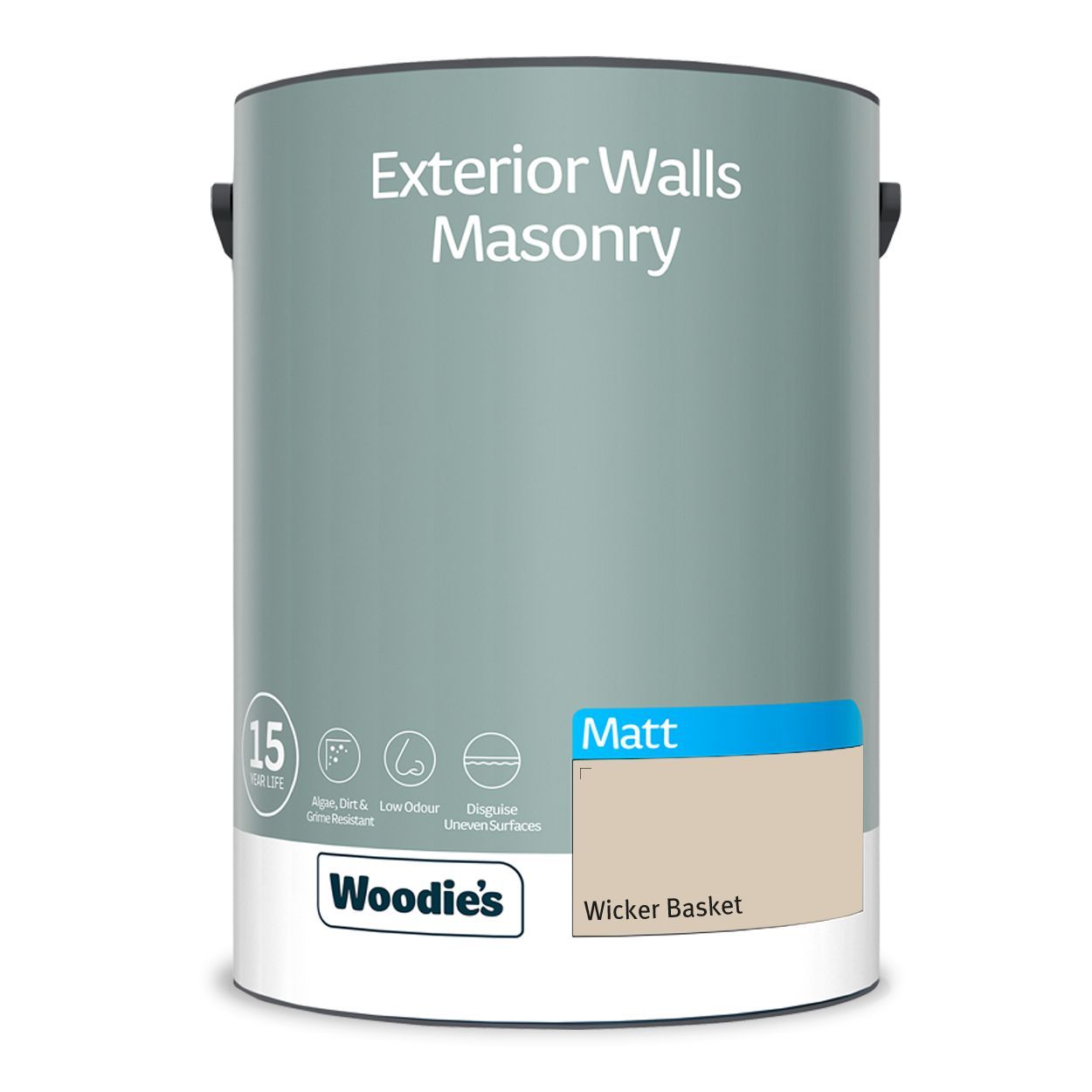 Woodie's Exterior Masonry Wicker Basket 5Ltr
