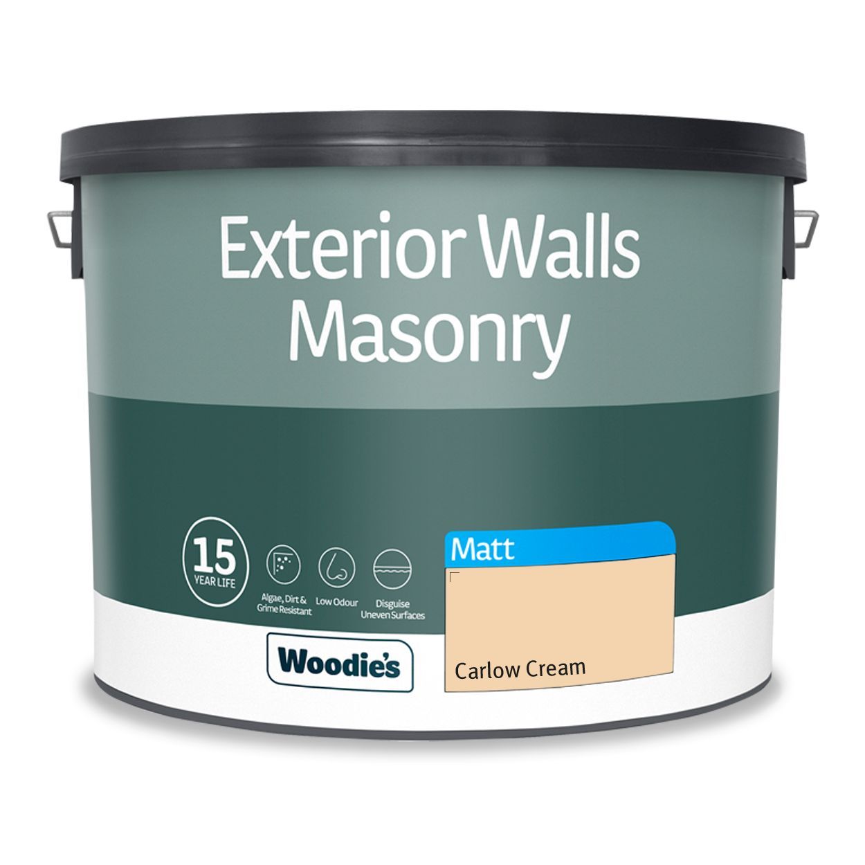 Woodie's Exterior Masonry Carlow Cream 10Ltr