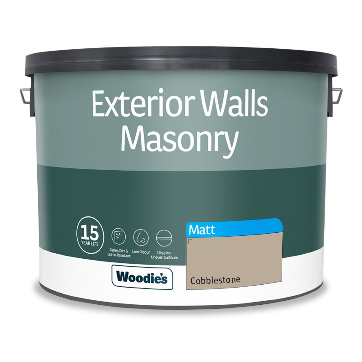 Woodie's Exterior Masonry Cobblestone 10Ltr