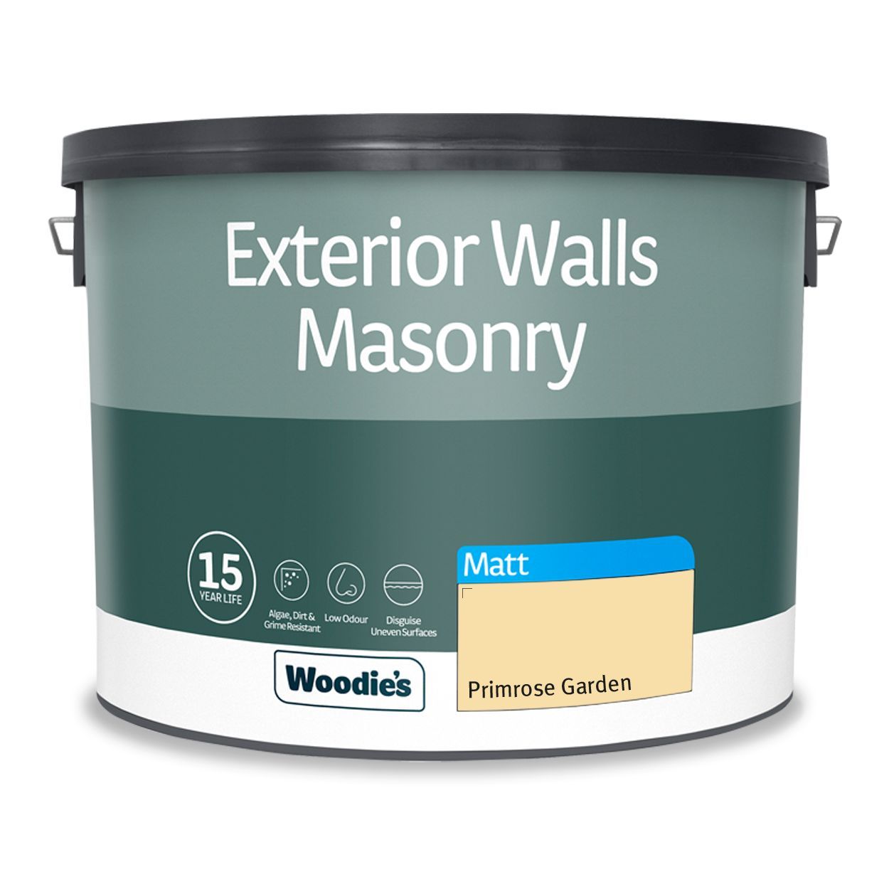 Woodie's Exterior Masonry Primrose Garden 10Ltr