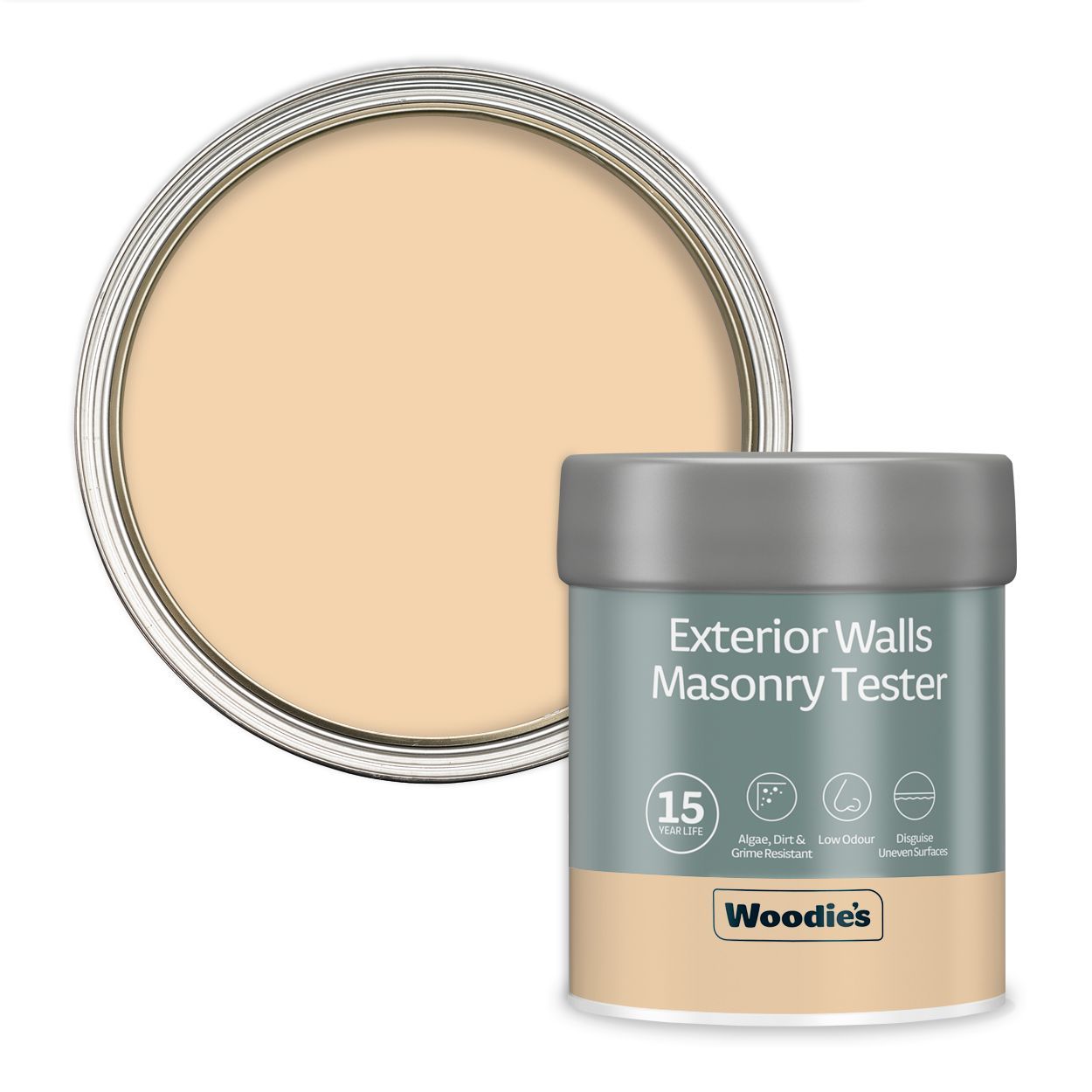 Woodie's Exterior Masonry Carlow Cream  225ml