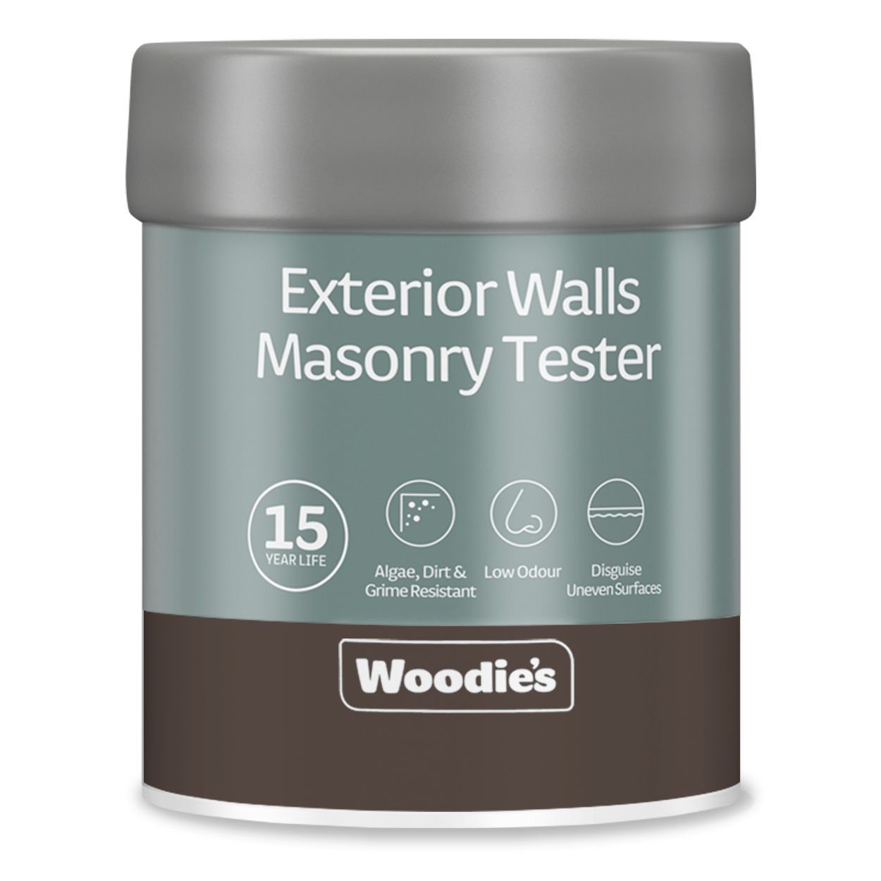 Woodie's Exterior Masonry Tester Dark Chocolate