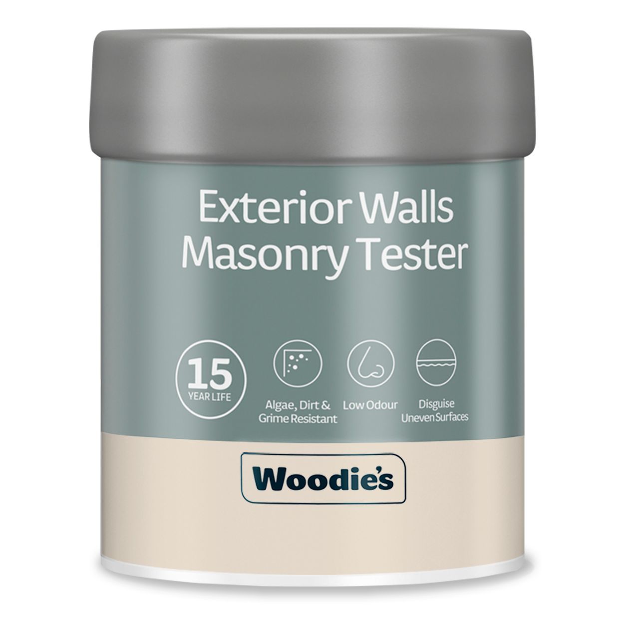 Woodie's Exterior Masonry Tester Magnolia