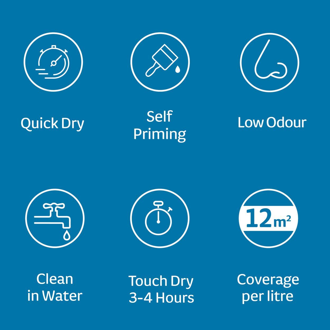 Woodie's Quick Dry Satinwood Brilliant White  2.5Ltr