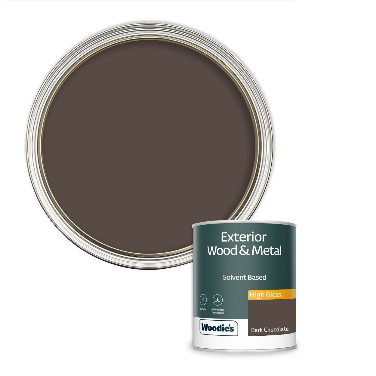 Woodie's High Gloss Dark Chocolate  750ml