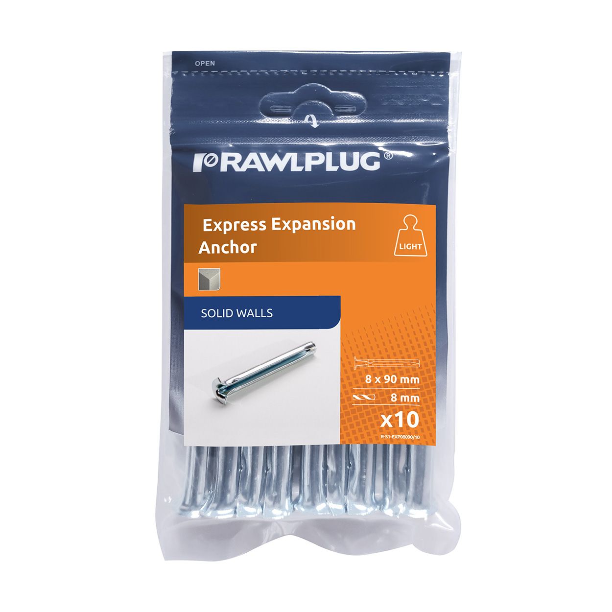 Rawlplug Express Anchors 8 X 90