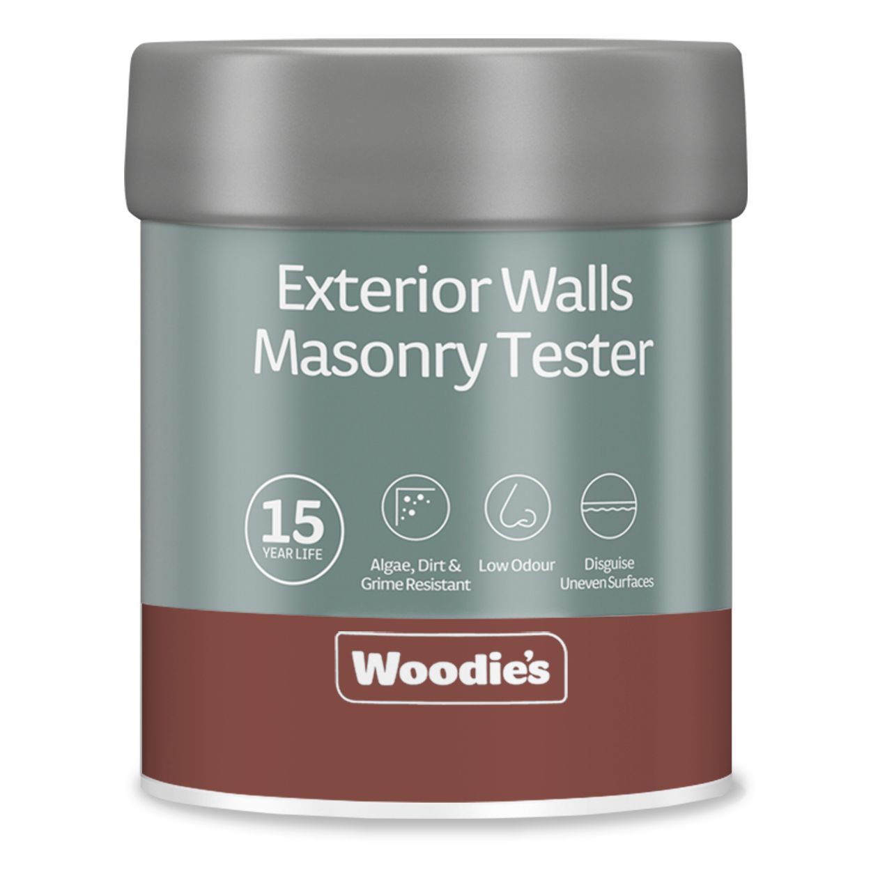 Woodie's Exterior Masonry Tester Red Brick