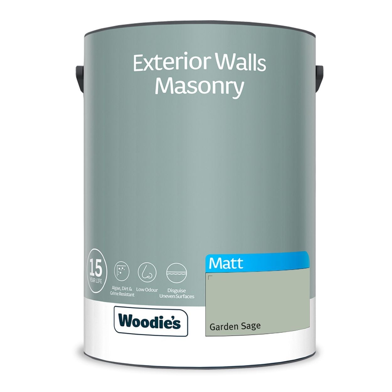 Woodie's Exterior Masonry Garden Sage  5Ltr