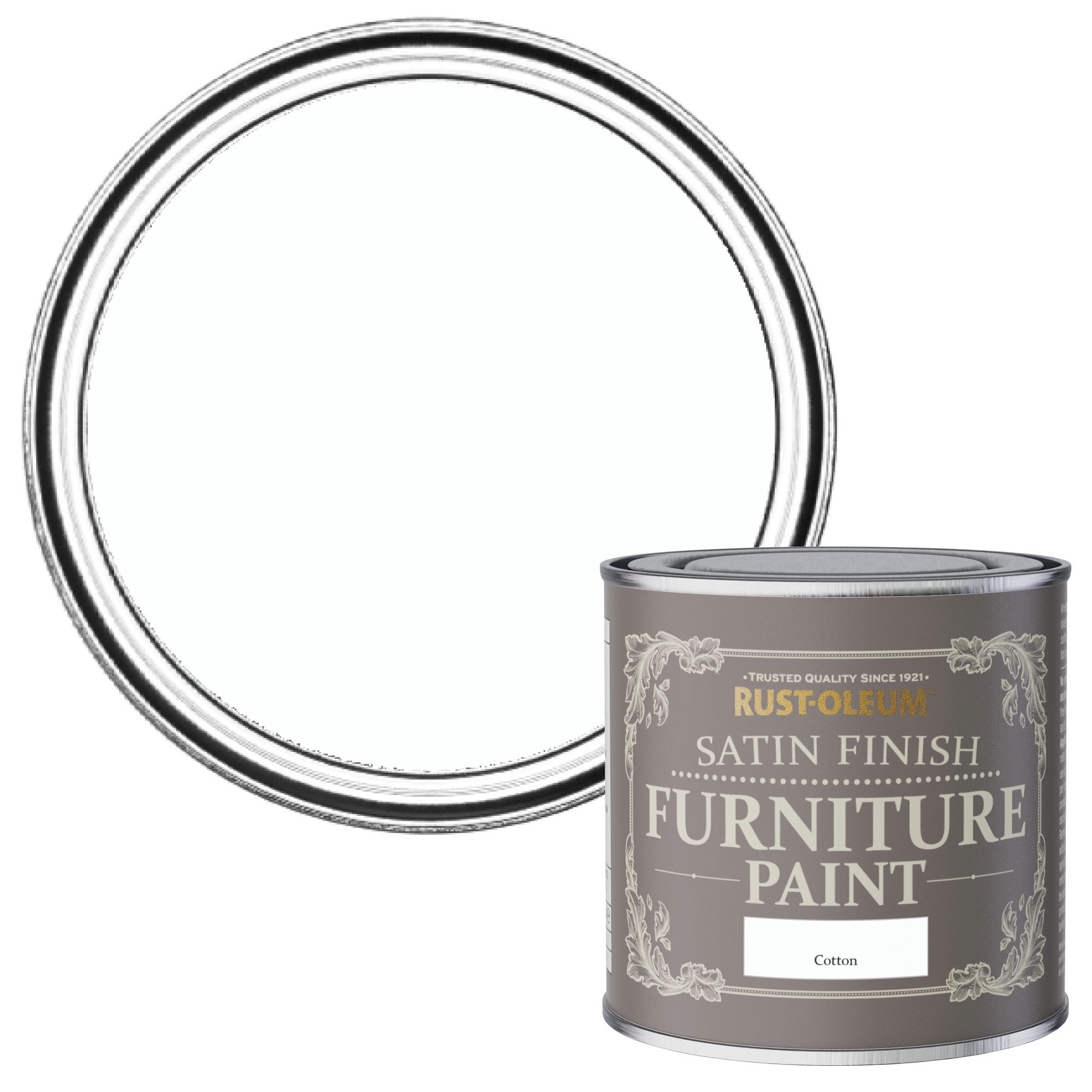 Rust-Oleum Satin Finish Furniture Paint Cotton 125ml
