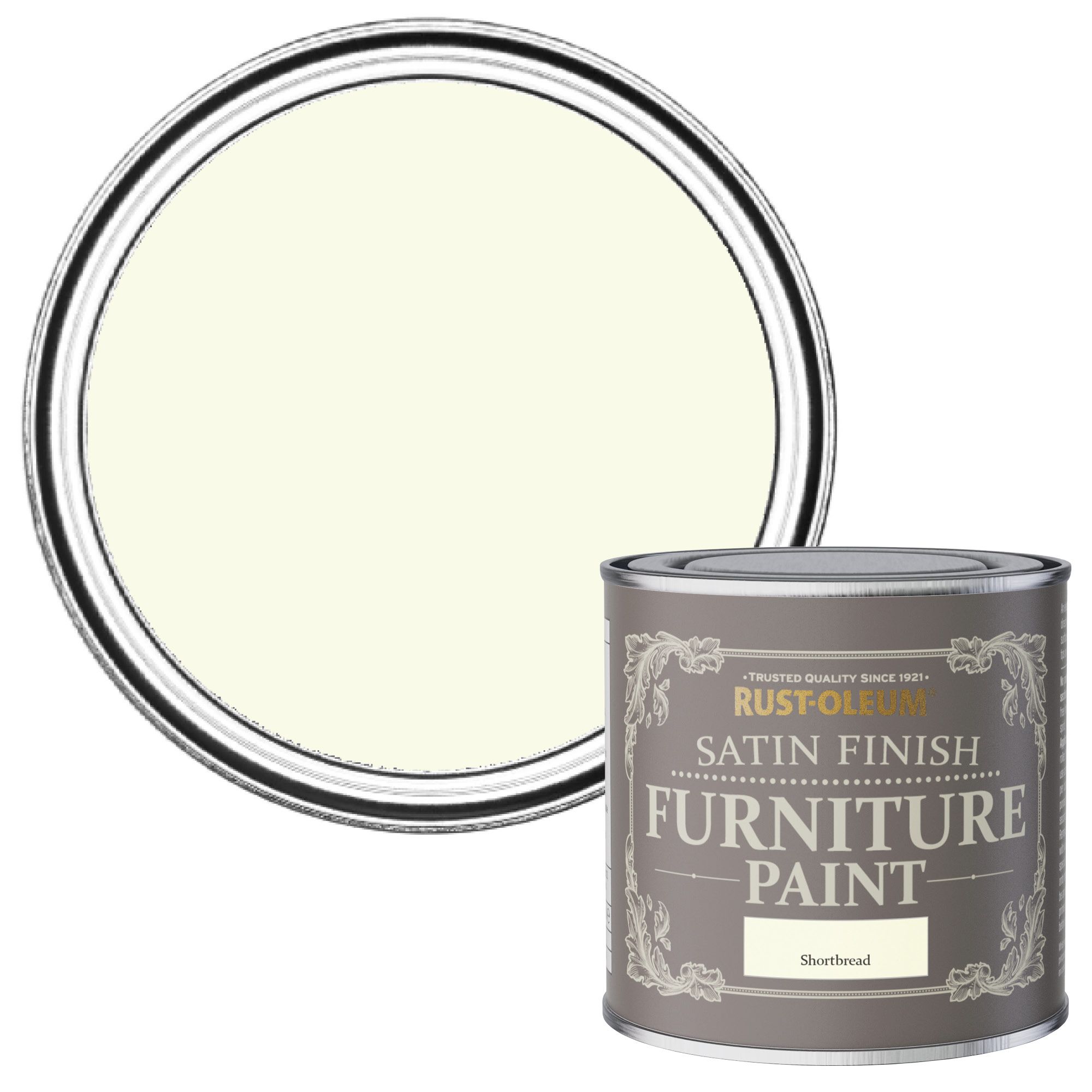 Rust-Oleum Satin Finish Furniture Paint Shortbread 125ml