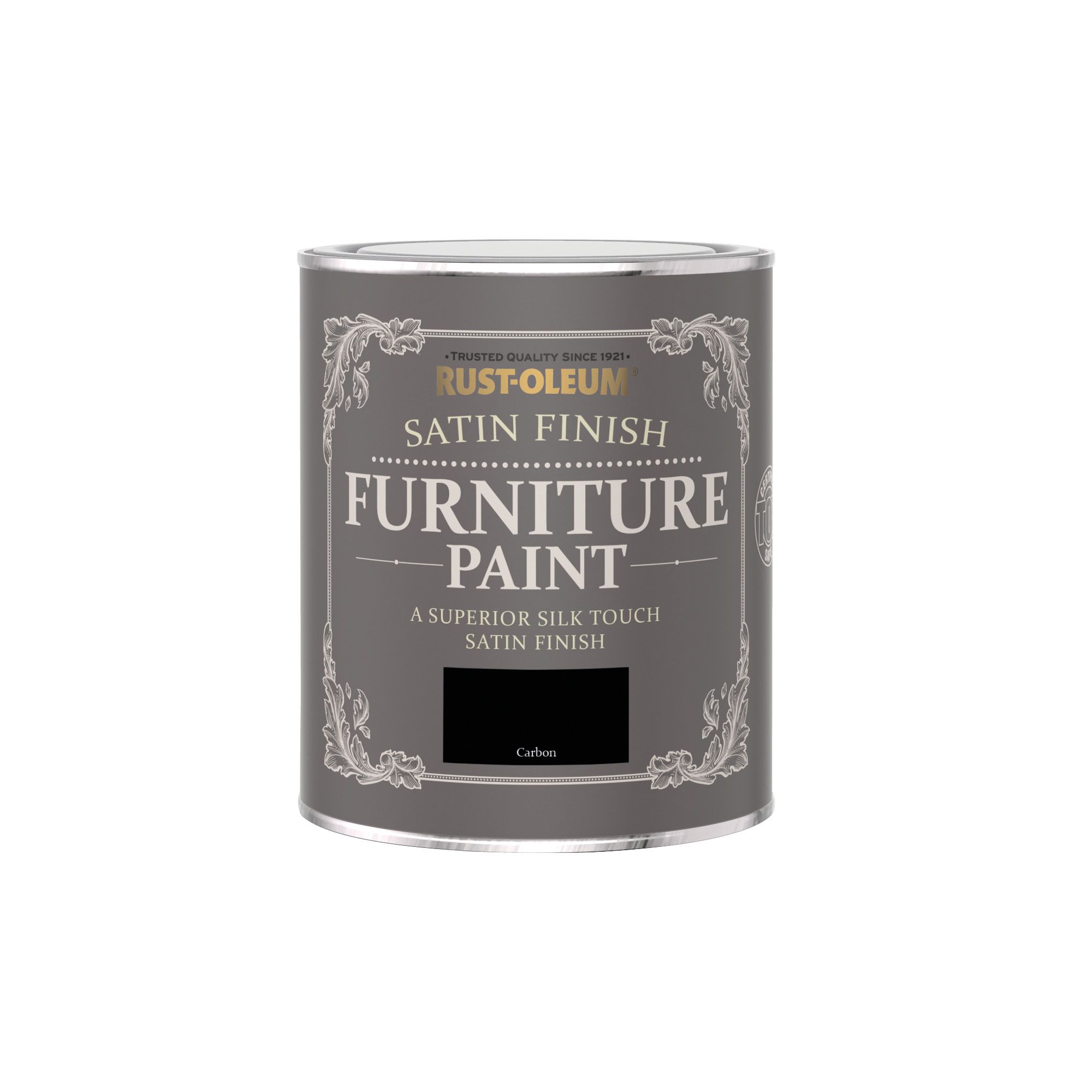 Rust-Oleum Satin Finish Furniture Paint Carbon 750ml