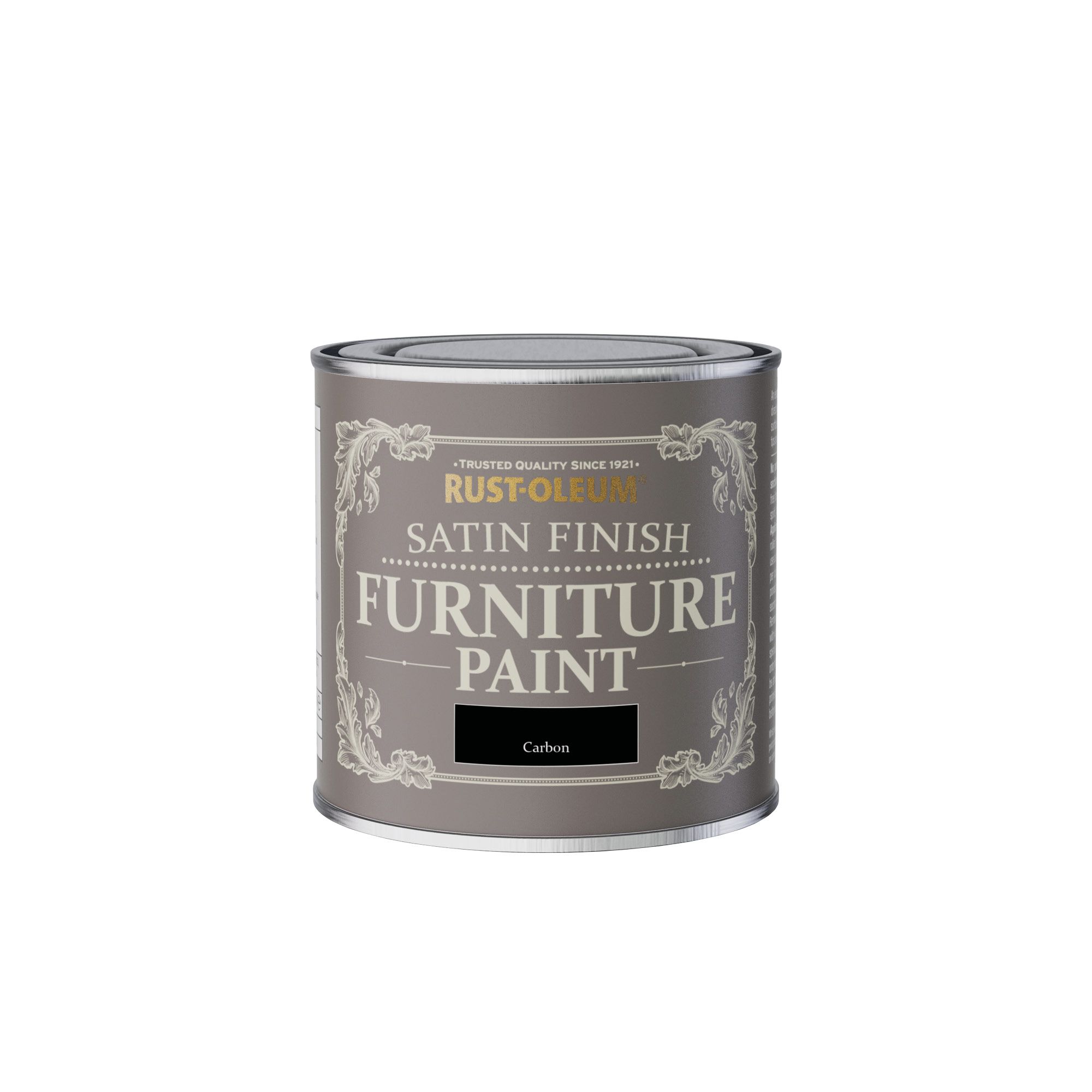 Rust-Oleum Satin Finish Furniture Paint Carbon 125ml