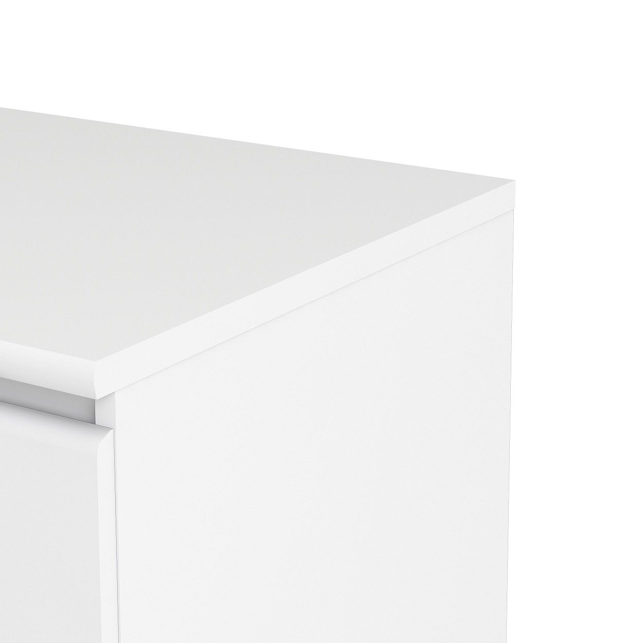 Naia 3 Drawer White High Gloss Chest
