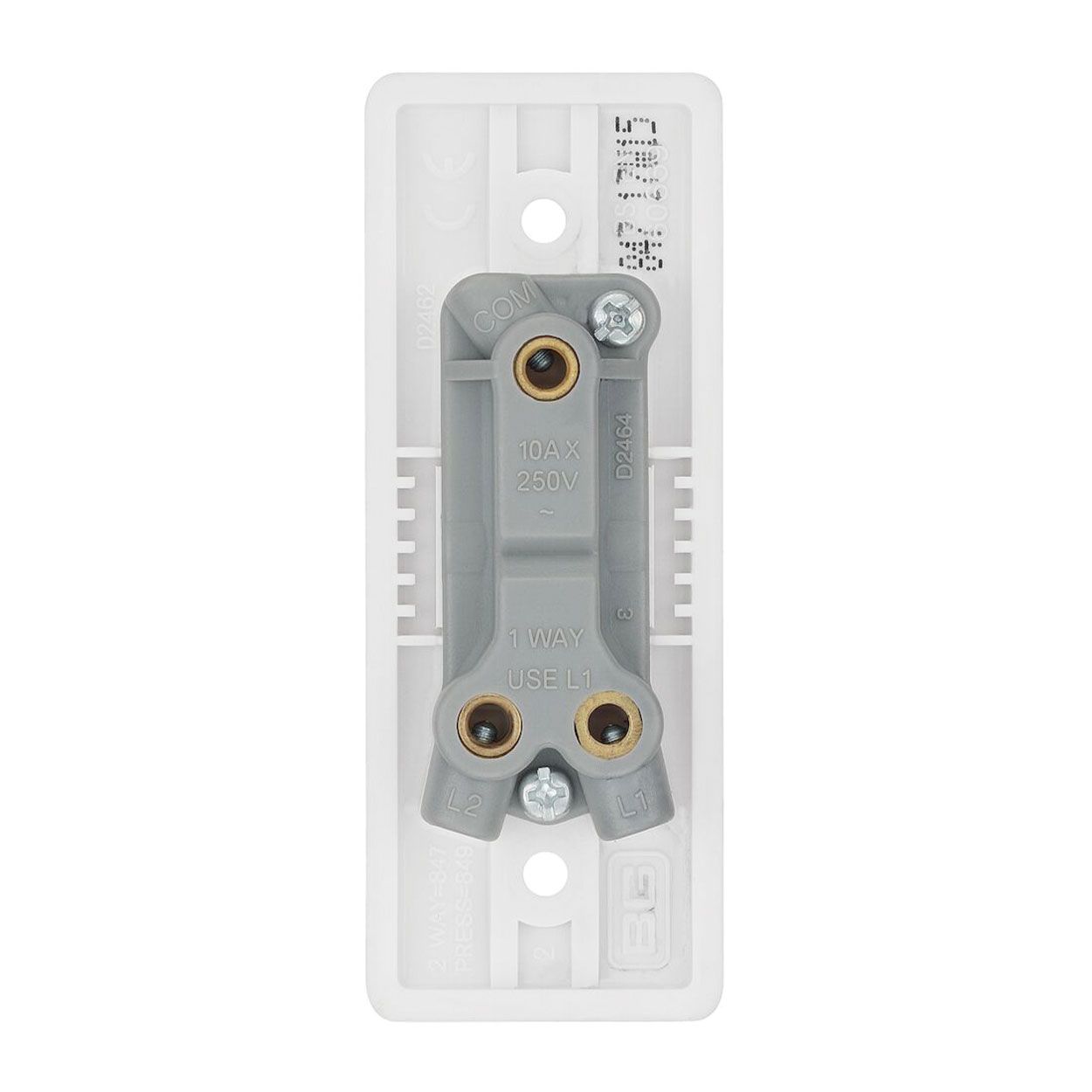 Single Architrave 2 Way Light Switch