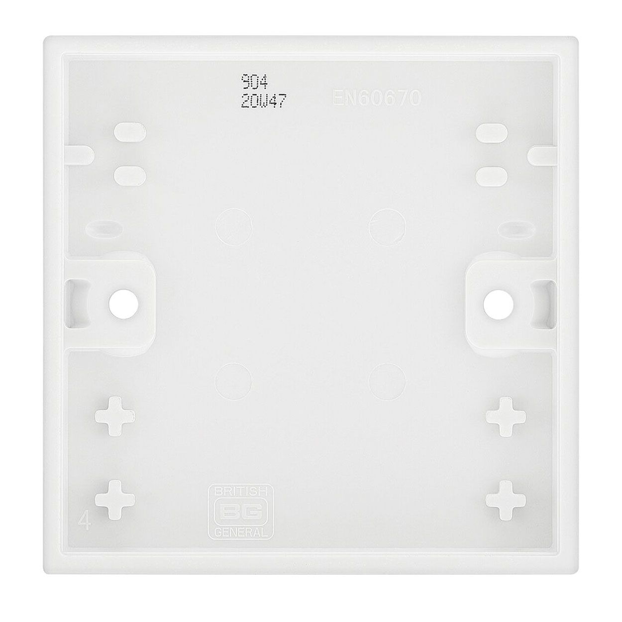 BG Single Blank Plate