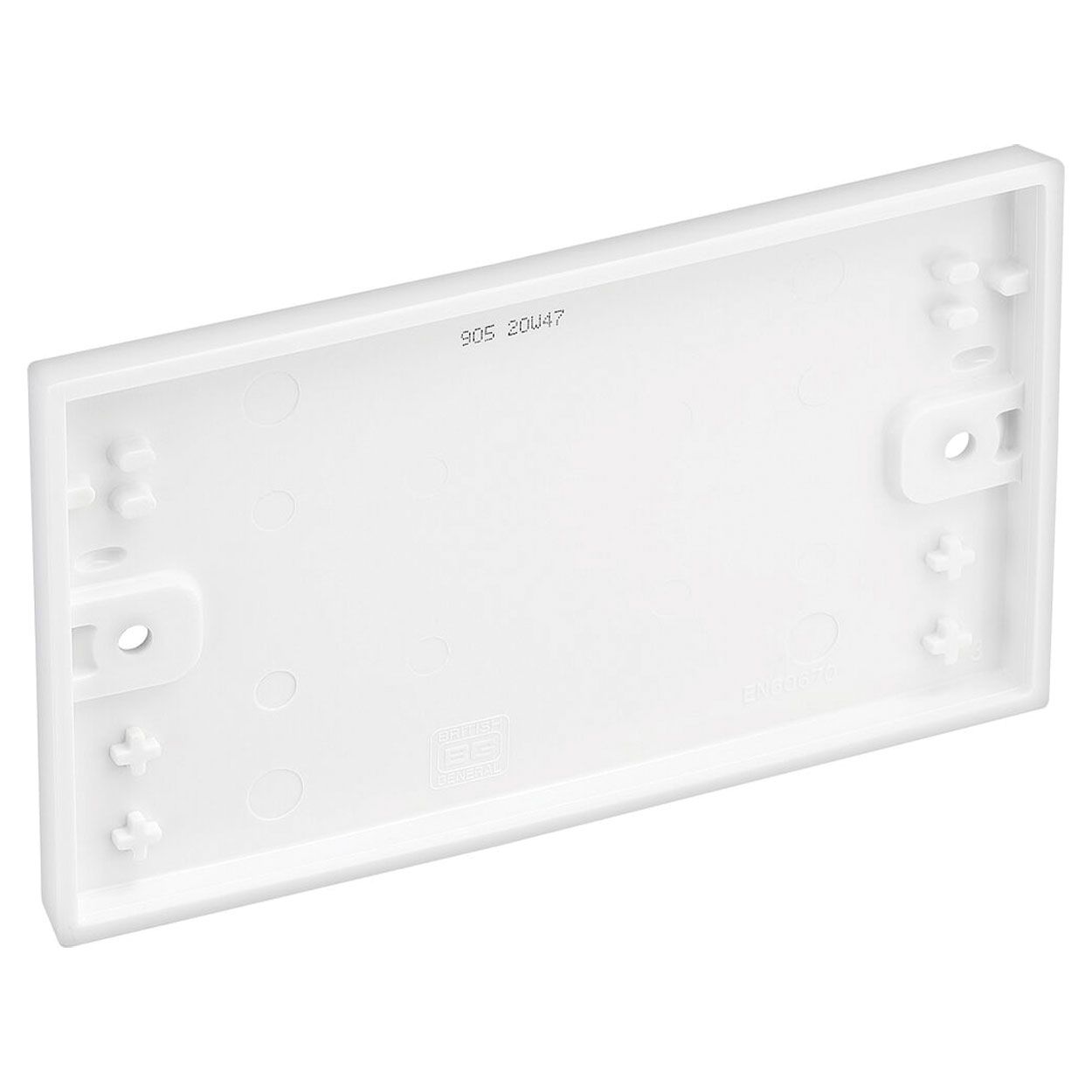 BG Double Blank Plate