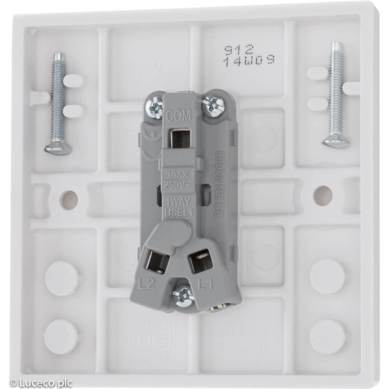 BG Single 10A Light Switch
