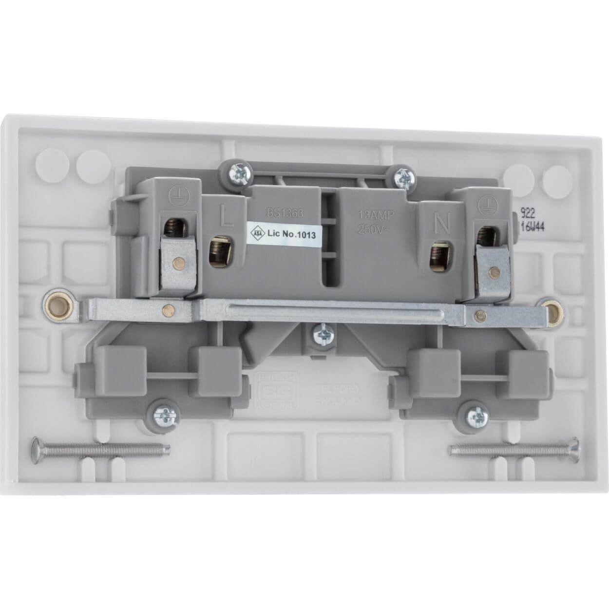 BG Double Switched 13A Power Socket