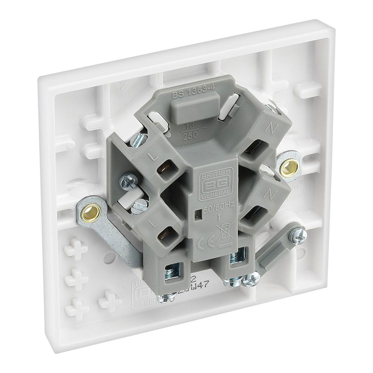 BG 13A White Fused Connection Unit