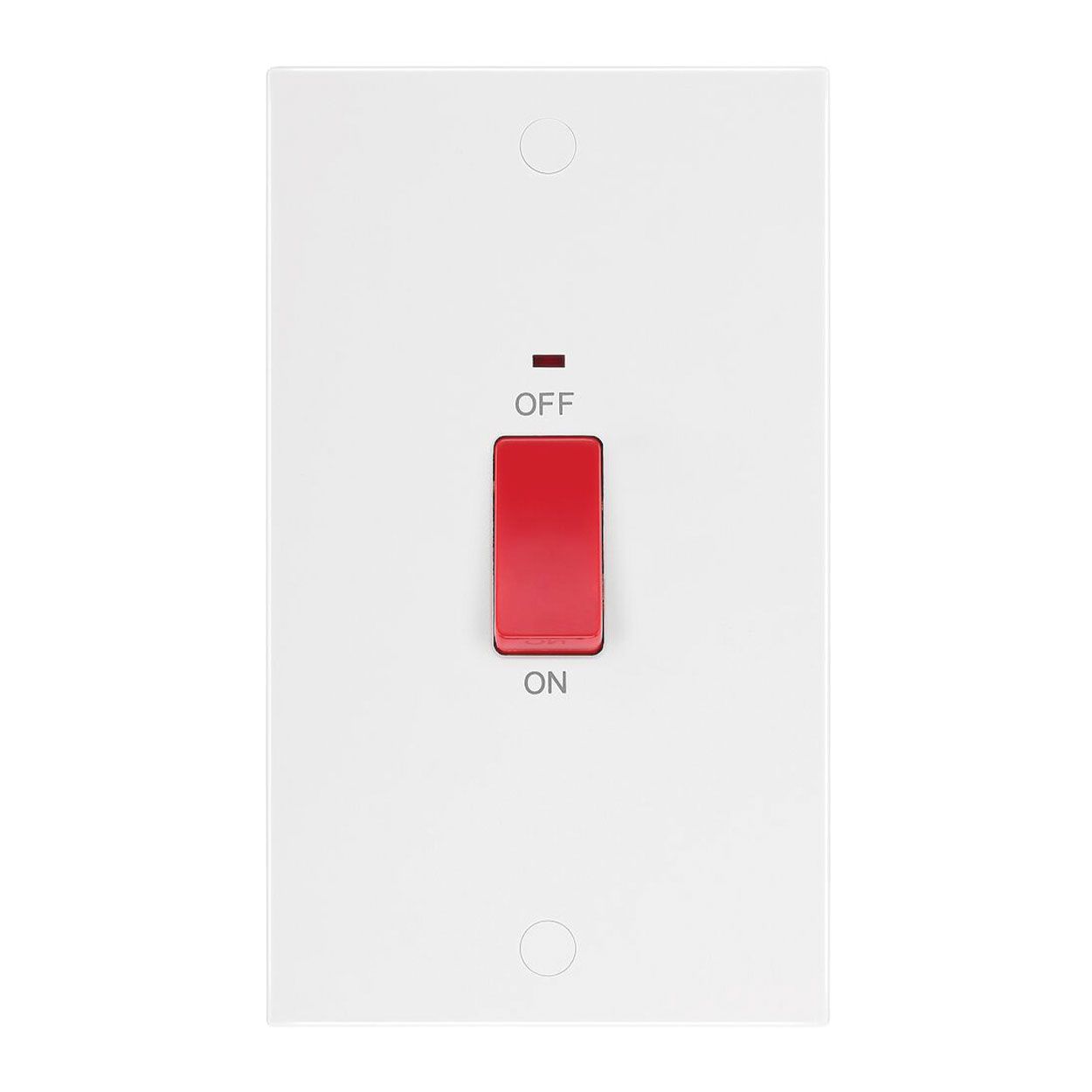 BG 45A Double Plate LED Indicator Switch