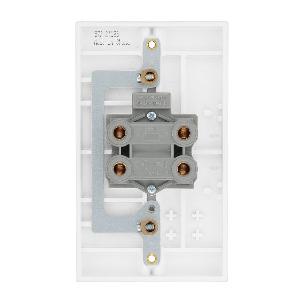 BG 45A Double Plate LED Indicator Switch