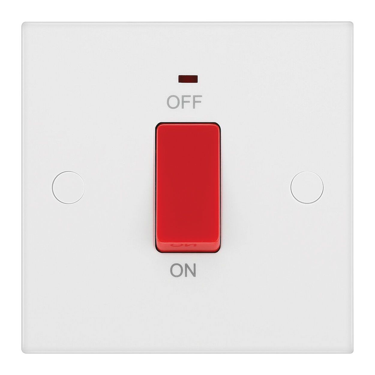 BG 45A Single Plate Led Indicator Switch 