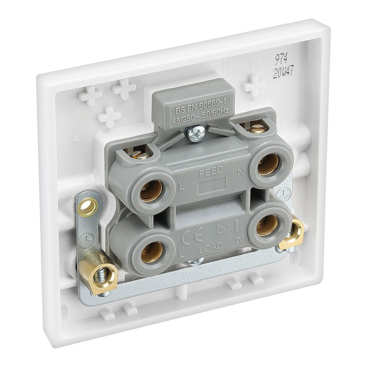 BG 45A Single Plate Led Indicator Switch 